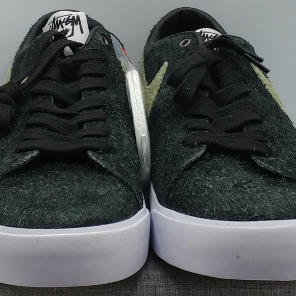 Nike SB Stussy Blazer Low QS Palm Green Size 14 - Picture 6 of 8